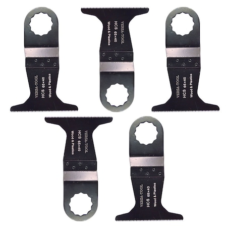 Versa Tool 65mm HCS Multi-Tool Saw Blades, Fits Fein Supercut Oscillating Tools, PK 5 FB5D